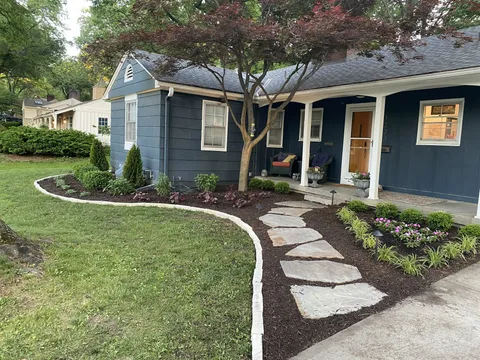 Front yard after renovation